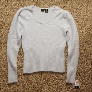 Angora baby blue sweater